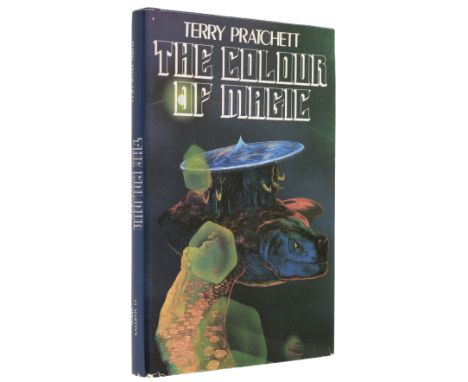 Pratchett (Terry). The Colour of Magic, 1st US edition, New York: St. Martin's Press, 1983, original green paper-covered boar
