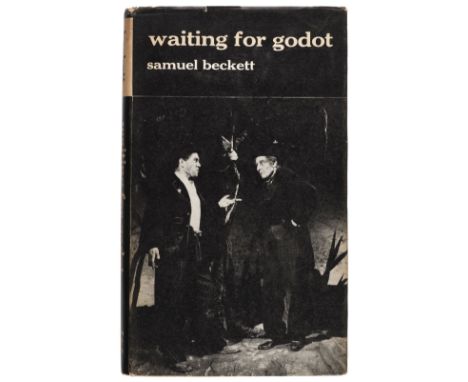 Beckett (Samuel). Waiting for Godot. A tragicomedy in two acts, 1st UK edition, London: Faber and Faber, 1956, publisher's no