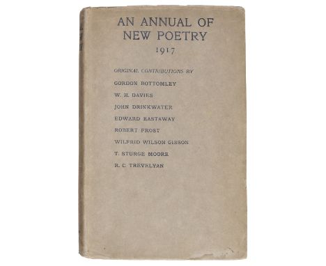 Thomas (Edward, "Edward Eastaway" and others). An Annual of New Poetry 1917, 1st edition, London: Constable and Company, [191