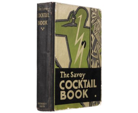 Craddock (Henry). The Savoy Cocktail Book, 1st US edition, New York: Richard R. Smith, 1930, colour illustrations throughout 