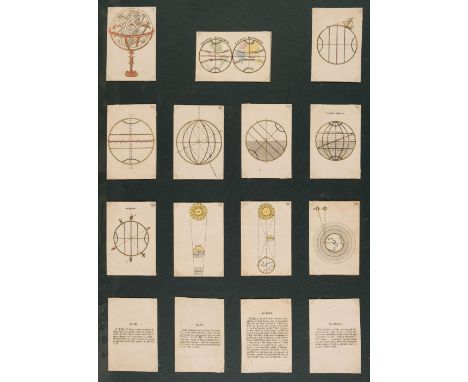 * Wallis (John, publishers).The Elements of Astronomy and Geography. Explained on 40 Cards beautifully engraved and coloured 