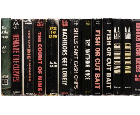 Fair (A. A., pseudonym of Erle Stanley Gardner). Top of the Heap, 1952; Beware the Curves, 1956; You Can Die Laughing, 1957; 