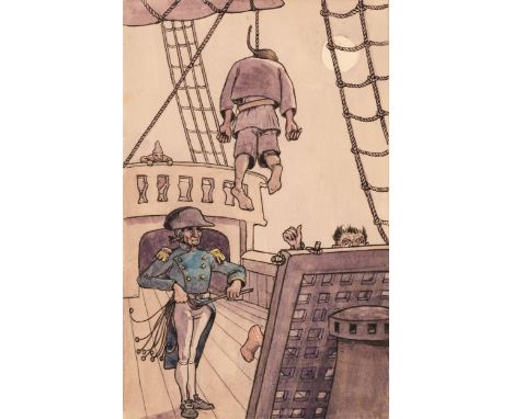 * Spence (Philip, 1873-1945). 'Little Billee' [cover-title], 31 August 1903, 6 original watercolours with pen and ink outlini
