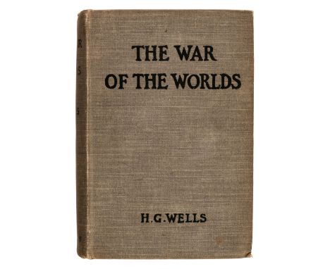 Wells (H. G.) The War of the Worlds, 1st edition, 1st issue, London: William Heinemann, 1898, 1st issue with 16 pp. publisher