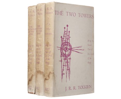 Tolkien (J. R. R.). The Lord of the Rings, 3 volumes, Reader's Union edition, London: George Allen &amp; Unwin, 1960, folding