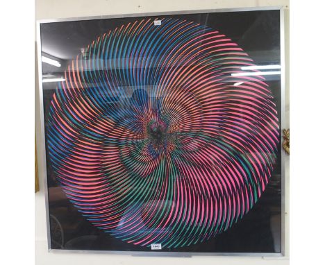 A mid-Century framed print Condition Report: Available upon request