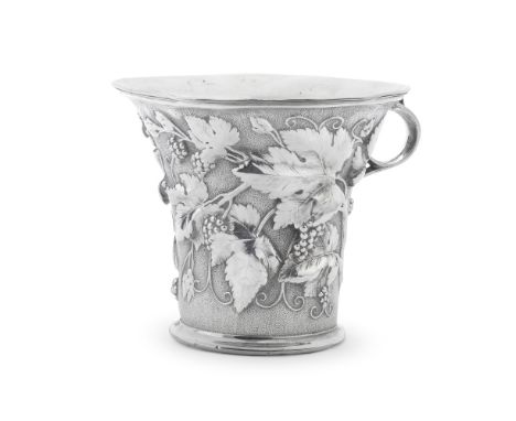 A Victorian silver electrotype of 'The Homer Cup'Elkington &amp; Co, Birmingham 1845 Cylindrical with a wide flared rim, the 