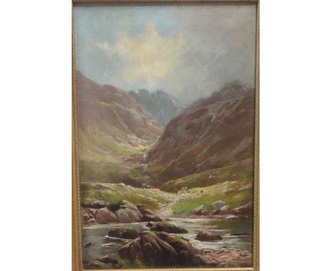Henry Hadfield Cubley (1888-1934) In Glencoesigned lower centre and inscribed with title to the reverseoil on canvas53 x 35cm