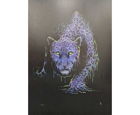 Robert Oxley A Jaguar; 'Kali' from the Dark Knights collection signed 'Oxley' (lower right); numbered 28/295; with certificat