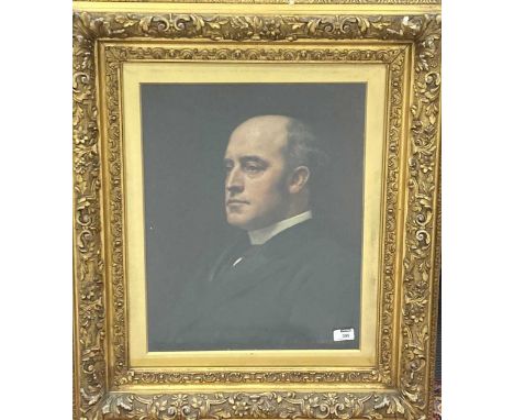 George Hall Neale (British, 1863 - 1940) Portrait of a man, oil on canvas, signed dated 1895, 50 x 39.5cm