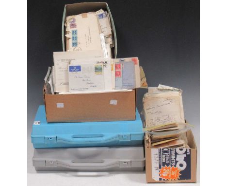 A large collection of first day covers and other postal history