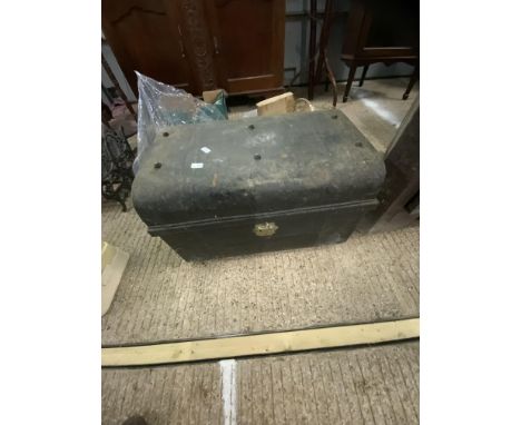 OLD TIN TRUNK