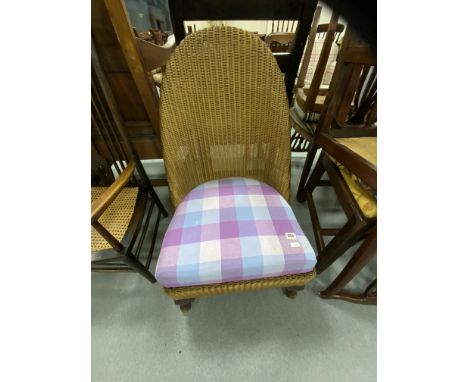 LLOYD LOOM STYLE BEDROOM CHAIR