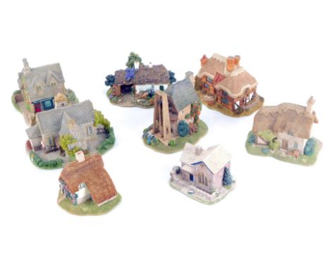 Eight Lilliput Lane Cottages, comprising Village School, Borrowdale School, Old Crofty, The Toy Shop, Two Hoots, Swift Hollow