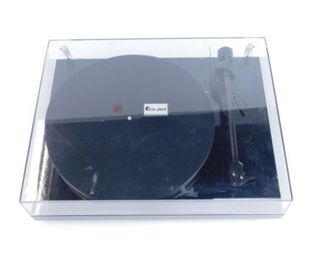 A Pro-Ject record player, model 019569, serial no 21S060374.