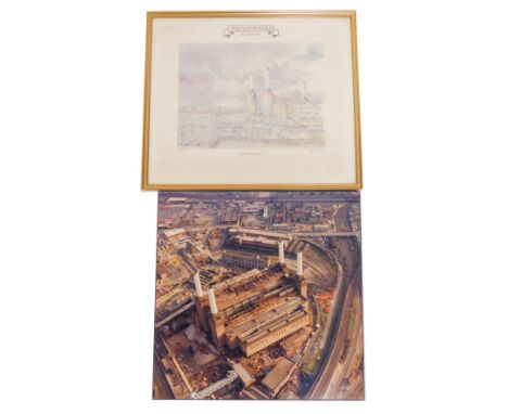 Two pictures relating to Battersea Power Station, comprising After Warner.  The Battersea, London, Regeneration in a City, li