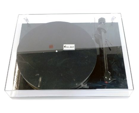 A Pro-Ject record player, model no 127685, serial no 21SO50628.