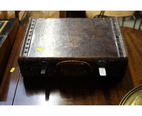 A small vintage suitcase 