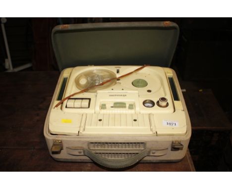 A vintage Telefunken reel to reel tape recorder, sold as a collectors item