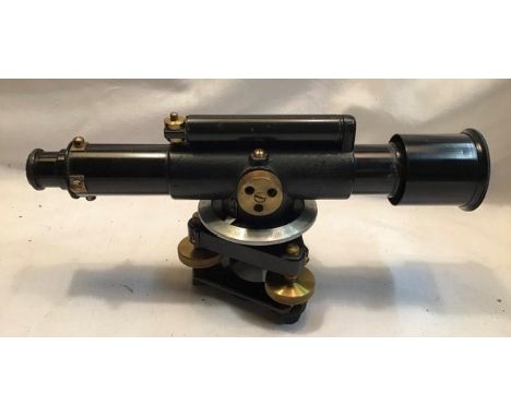 Surveyors Level and Tripod by J M Glaiser &amp; Sons c1900.