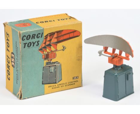 Corgi Toys Military "353 "RAF" Decca Radar Scanner - Greyish-Blue with Orange and silver scanner - Good Plus in a Fair blue a