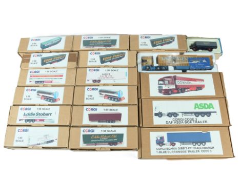 Corgi, a mixed group of 1:50 scale group of Commercial Vehicles to include, Tankers, Trailers and others similar to include D