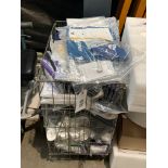 A basket of assorted Braces, Supports, and more