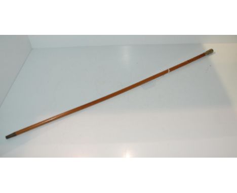 A swagger stick with white-metal top inscribed Glasgow O.T.C. University Condition report: Available upon request