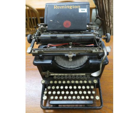 An early 20th century Remington typewriter Condition report: Available upon request