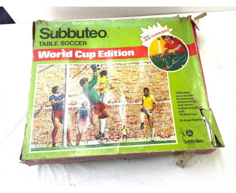 Boxed Vintage Subbuteo table soccer world cup edition 