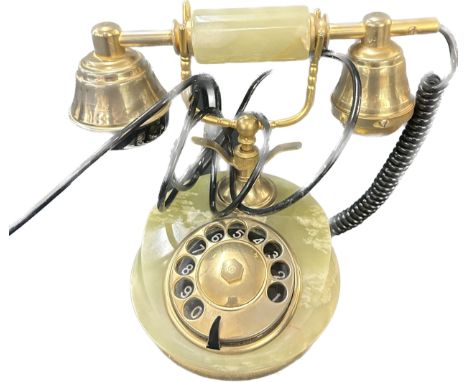 Vintage onyx telephone- untested 