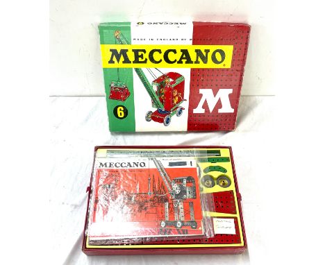 Vintage boxed meccano set number 6 