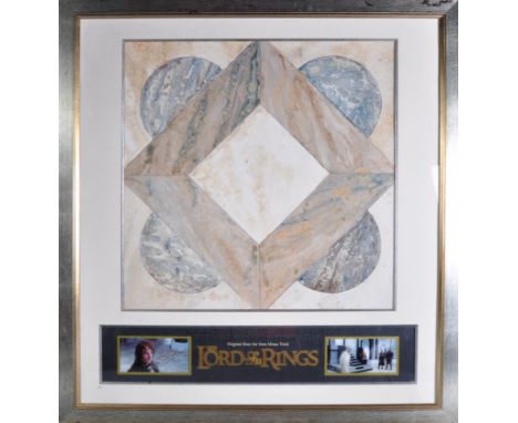 Lord Of The Rings - Return Of The King (2003) - An original screen used production made floor tile. Seen on screen in the Min