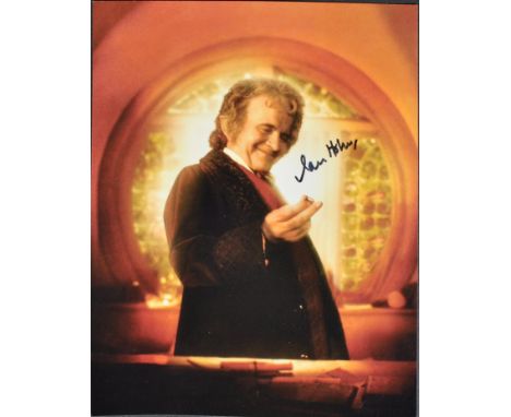 Lord Of The Rings - Ian Holm (1931-2020) - Bilbo Baggins - an autographed 8x10" colour photograph from the franchise. Signed 