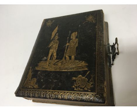 A rare Victorian musical photo album The British Army Album.