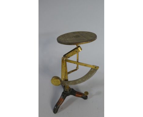A Set of French Postage Scales on Tripod Base, 17cm High 