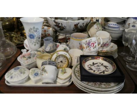 A Tray of Ceramics to Include Royal Worcester Egg Coddlers, Wedgwood Clementine Dishes and Tray, Royal Worcester Prince Regen