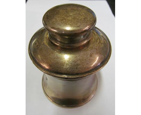 A silver sifter and silver caddy 7.9 ozs