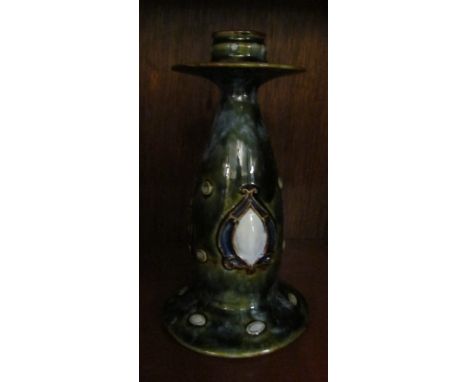A Royal Doulton Art Nouveau candlestick