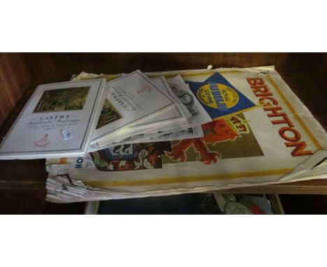 A Brighton Jubilee Souvenir programme, Pavilion ephemera and four prints