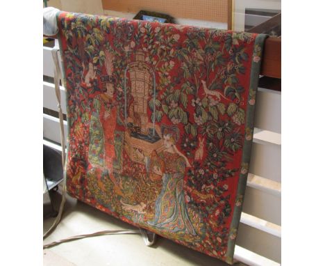 A French tapestry 'Le Roman de la Rose' 1985