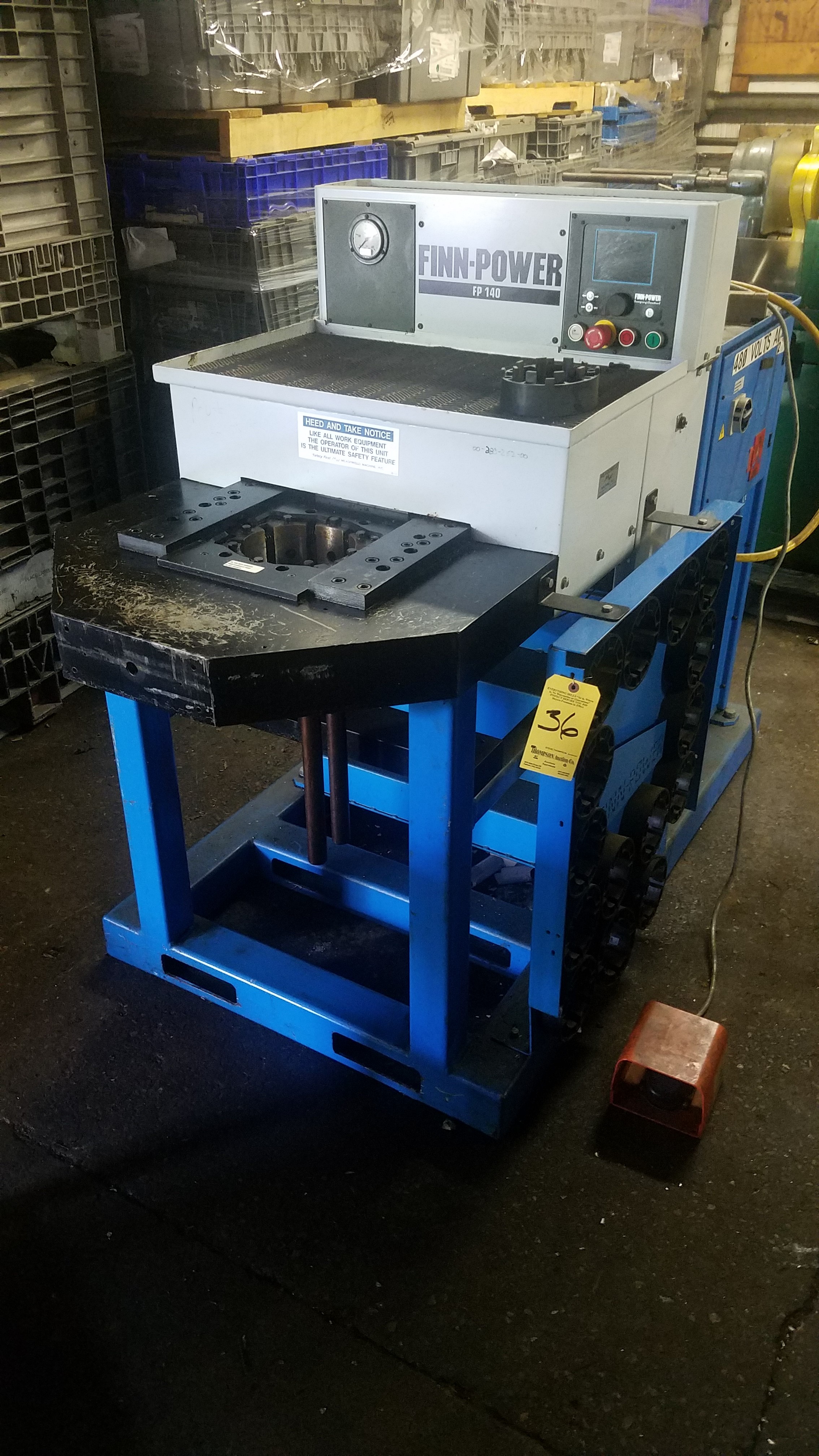 Finn Power FP140 Finn Power FP140 Crimping machine, 320 Ton Capacity,9