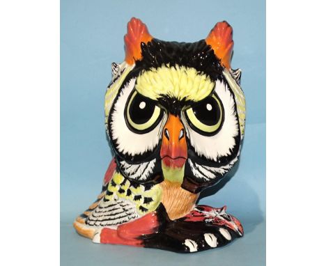 Lorna Bailey, an "Ozzie The Owl" limited-edition studio ceramic model no.24/75, 36cm high, factory mark and blue Collectors' 