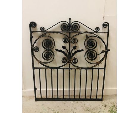 A Wrought Iron Garden Gate (W104cm X H128cm)