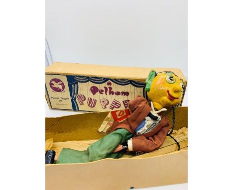 A Vintage Pelham puppet, scarce model in original box.