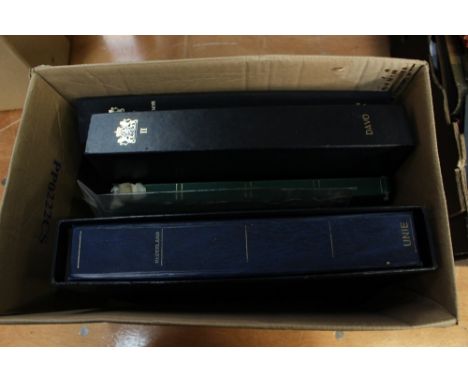 Four stamp albums, Netherlands collection to include early examples.