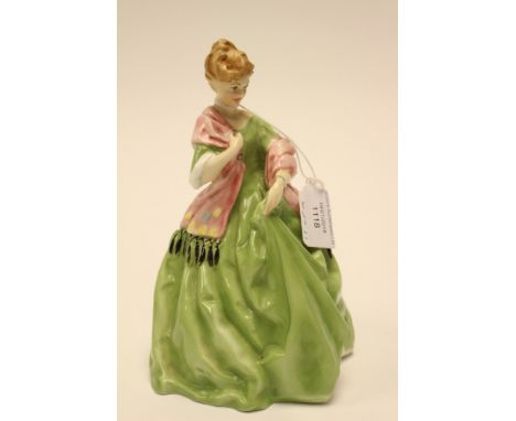 A Royal Worcester figurine 'First Dance' modelled by F.G Doughty