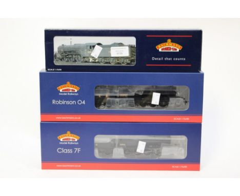 Bachmann Branch Line 00/H0 31-550 Green Arrow, 31-010 7F, 31- 005 Robinson 04, boxed