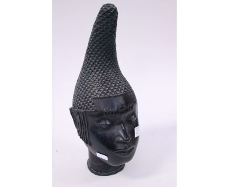 Asian ceramic model of a head