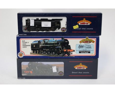 Bachmann Branch Line 00/H0 32-257A Vulcan 31-106 BR Class 4, 32-251, W D Austerity boxed 